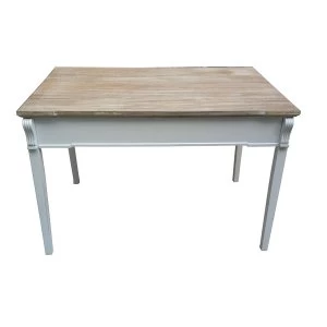 Image of Charles Bentley Shabby Chic Dining Table Vintage French Style and Distressed