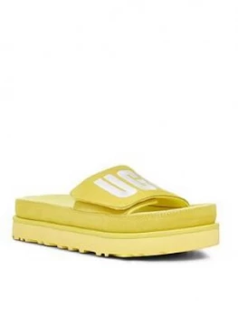 Image of Ugg Laton Wedge Sandals - Yellow