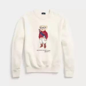 Image of Polo Ralph Lauren Bear Cotton-Fleece Sweatshirt - M