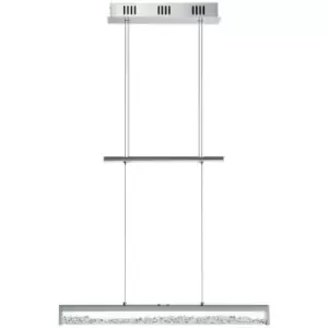 Image of Eglo Cardito 1 - LED Rise & Fall Light Touch Operated Polished Chrome Bar Pendant