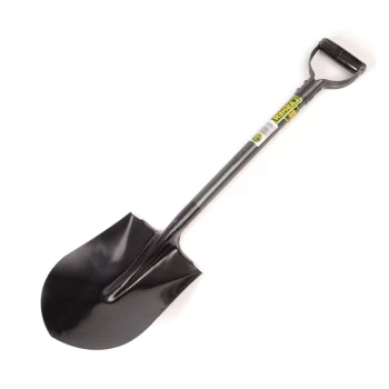 Image of Heavy Duty' Round Nose Open Socket Shovel With Steel Shaft & Metal Hilt - 800Mm (Mb2)