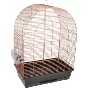 Image of Flamingo Bird Cage Klara 2 45X28X62.5cm - Copper