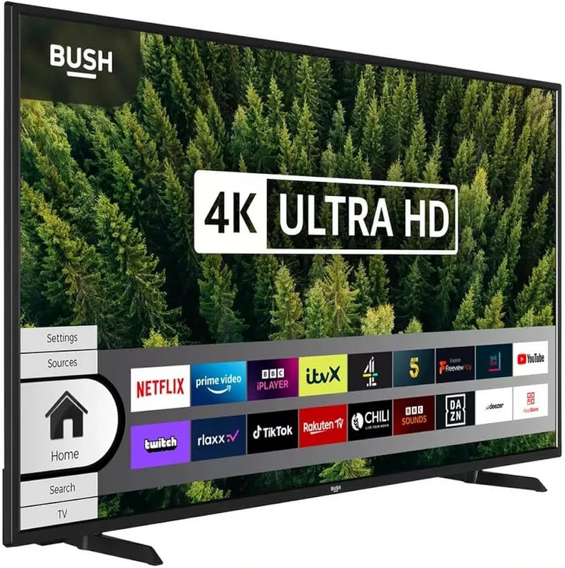 Image of Bush 50" 50UT24SB Smart 4K Ultra HD LED TV