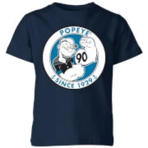 Image of Popeye Popeye 90th Kids T-Shirt - Navy - 9-10 Years