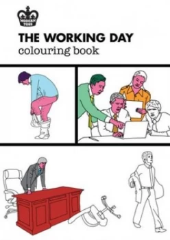 Image of Modern Toss The Working Day Colouring Book by Jon Link