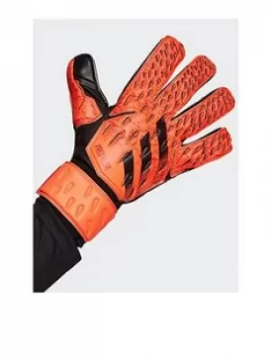 Image of adidas Predator Match Goalkeeper Gloves, Orange/Red/Black, Size 7, Men