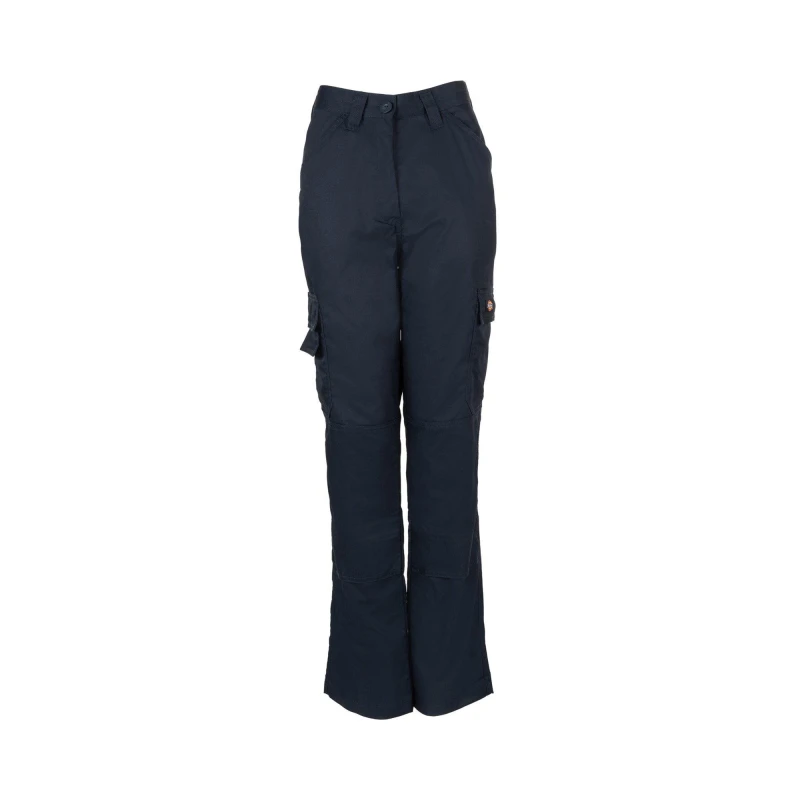 Image of Dickies Womens Everyday Flex Stretch Work Trousers UK 12, Waist 32-34' DARK NAVY DIC022-NVYII-12