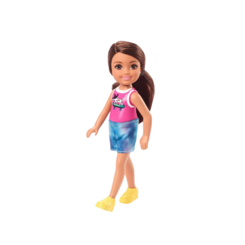 Image of Barbie Chelsea Doll with Shorts DJW33-BBE-TOY17