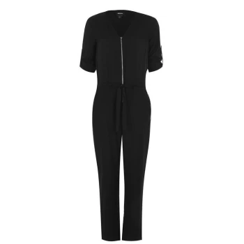 Image of DKNY Zip Jumpsuit - Black