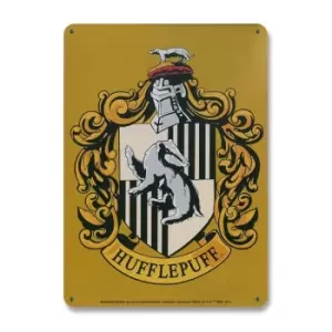 Image of Harry Potter Tin Sign Hufflepuff 15 x 21 cm