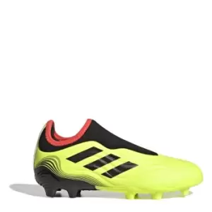 Image of adidas Copa Sense .3 Laceless Junior FG Football Boots - Yellow
