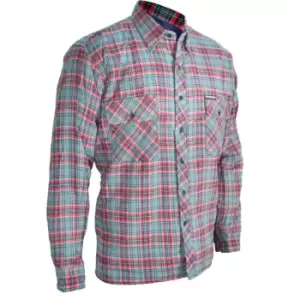 Image of Large Quilted Work Shirt - Green