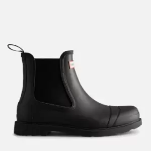Image of Hunter Mens Commando Chelsea Boots - Black - UK 11