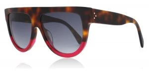 Image of Celine Shadow Sunglasses Havana / Fuchsia 23A 58mm