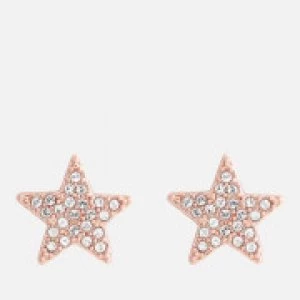 Image of Olivia Burton Womens Celestial Star Stud Earrings - Rose Gold