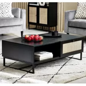Image of Julian Bowen Padstow Coffee Table Black