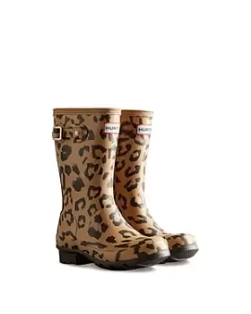 Image of Hunter Unisex Leopard Rain Boots - Little Kid, Big Kid