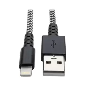 Image of Tripp Lite M100-003-HD Heavy-Duty USB-A to Lightning Sync/Charge Cable MFi Certified - M/M USB 2.0 3 ft. (0.91 m)