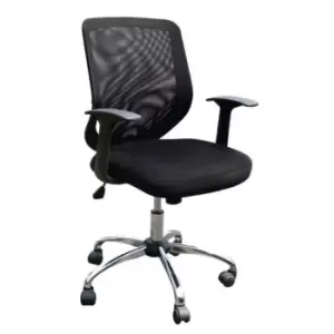 Image of Slingsby Mesh Back Operator Office Chair With Chrome Base