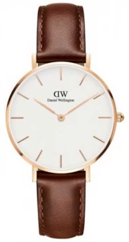 Image of Daniel Wellington Classic St Mawes Unisex White Dial Watch