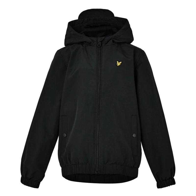 Image of Lyle and Scott Zip-Through Jacket Juniors Softshell Jackets 8-9Y Black 55703803175