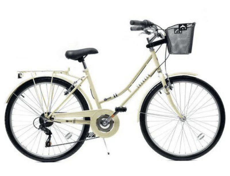 Image of Aurai Aurai Trekker Ladies Heritage Bike, 26" Wheel, 6 Speed - Cream Cream