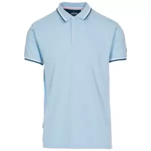 Image of Trespass Mens PoloBrook Polo Shirt (XXL) (Sky Blue)