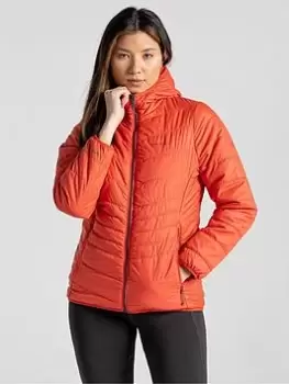 Image of Craghoppers COMPRESSLITE VI HOODED REVERSIBLE JACKET, Orange, Size 20, Women