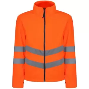 Image of Regatta Mens 3 in 1 High-Vis Jacket (M) (Orange/Navy) - Orange/Navy