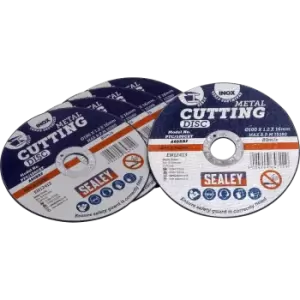 Image of Sealey Metal Cutting Disc 100mm 1.2mm Pack of 100