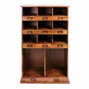 Image of Charles Bently Charnwood Large Wooden Shoe And Boot Locker