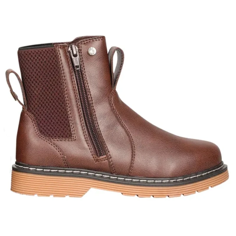Image of Hy Staden Chelsea Boots in Brown Size: 3 Brown Unisex 3