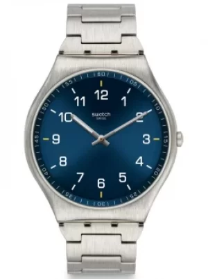 Image of Swatch Mens Skinsuit Blue Watch SS07S106G