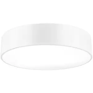 Image of Merano - Indiana 3 Light Cylindrical Ceiling Light White Metal, LED E27