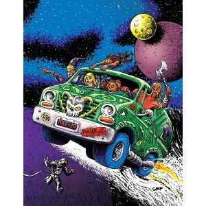 Image of Dungeon Crawl Classics RPG Judges Screen - Space Van Art