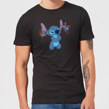 Image of Disney Lilo And Stitch Little Devils Mens T-Shirt - Black - 5XL