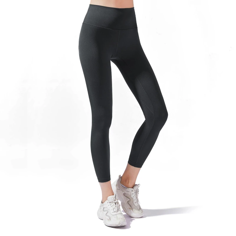 Image of Myga High-Waisted 7/8 YULA Yoga Leggings - Black unisex M