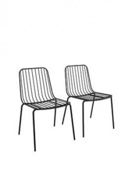 Image of Pair Of Caden Wire Dining Chair
