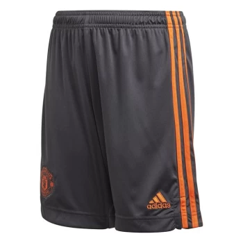 Image of adidas Manchester United Goal Keeper Shorts Junior Boys - Grey