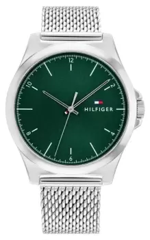 Image of Tommy Hilfiger 1710548 Mens Norris (42mm) Green Dial / Watch