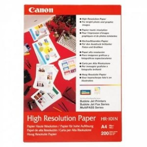 Image of Canon HR-101 A4 High Resolution Paper 106g 50 Sheets