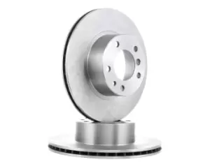 Image of RIDEX Brake disc 82B0438 Brake rotor,Brake discs BMW,5 Limousine (E34),7 (E32),5 Touring (E34)