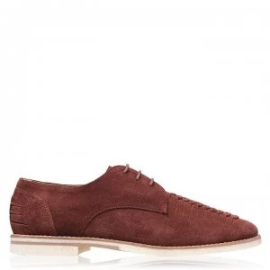 Image of H By Hudson Chatra Shoes - Rust Suede