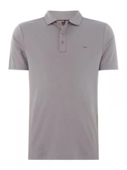 Image of Mens Michael Kors Slim fit sleek polo shirt Grey