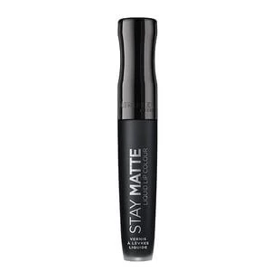 Image of Rimmel Stay Matte Liquid Lipstick Pitch Black 840 Black