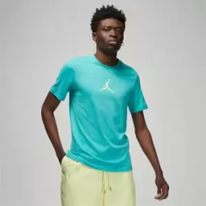 Image of Air Jordan Jumpman Mens Short-Sleeve Crew T Shirt - Blue