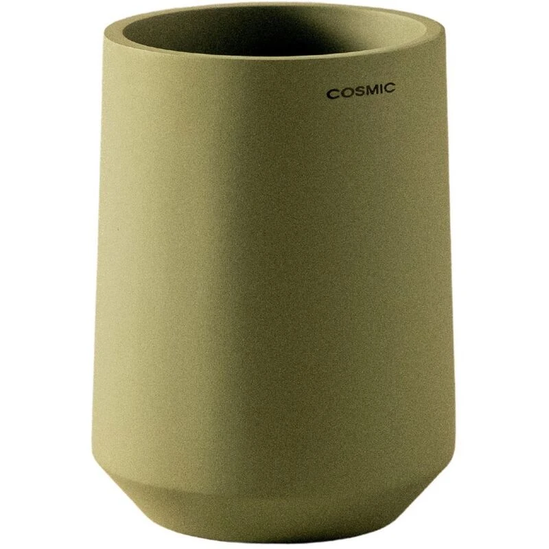 Image of COSMIC Cosmic - Saona Toothbrush Holder for Countertop, Round Basin Container Olive Color WJC219A0051418