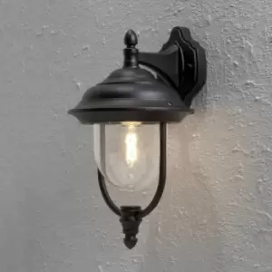 Image of Konstsmide Parma Outdoor Classic Lantern Down Light - Matt Black, IP43