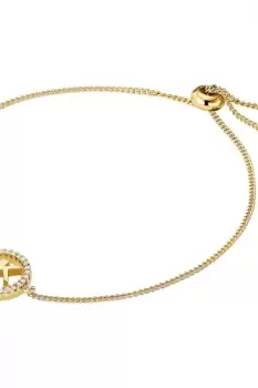 Image of Ladies Michael Kors Sterling Silver Logo Stud Bracelet MKC1246AN710