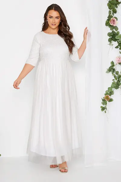 Image of Yours Maxi Dress White